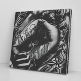 NO LOVE ALL HUSTLE CANVAS