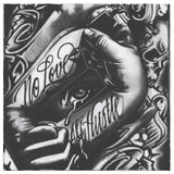 NO LOVE ALL HUSTLE CANVAS