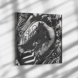 NO LOVE ALL HUSTLE CANVAS