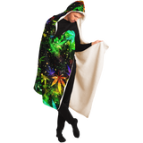 CANNABIS HOODED BLANKET