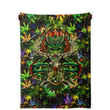 CANNABIS MICROFLEECE BLANKET