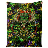 CANNABIS MICROFLEECE BLANKET