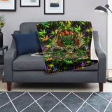 CANNABIS MICROFLEECE BLANKET