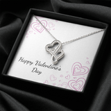 Double Hearts Necklace - Valentines
