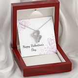 Double Hearts Necklace - Valentines