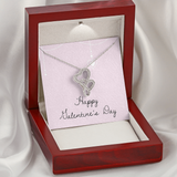 Double Hearts Necklace - Valentines