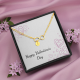Infinity Bracelet with circle charms - Valentines