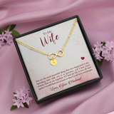 Infinity Bracelet with Circle Charms