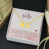 Infinity Bracelet with Circle Charms