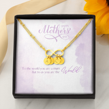 Infinity Bracelet with round charms