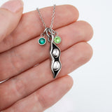 Peas In A Pod Necklace - Valentines