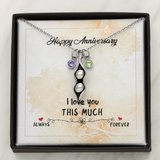 Peas in a pod necklace