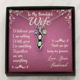 Peas in a pod necklace