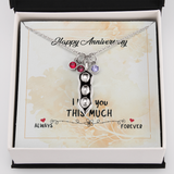 Peas in a pod necklace