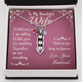 Peas in a pod necklace