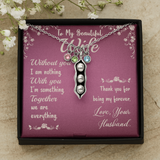 Peas in a pod necklace