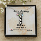 Peas in a pod necklace