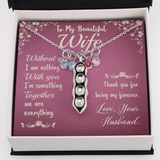 Peas in a pod necklace