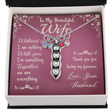 Peas in a pod necklace