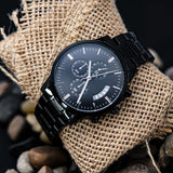MY MAN - Black Chronogragh Watch