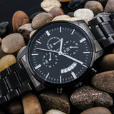 MY MAN - Black Chronogragh Watch