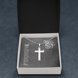 Cross Necklace with ball chain