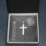 Cross Necklace with ball chain