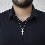 Cross Necklace with ball chain