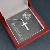 Cross Necklace with ball chain