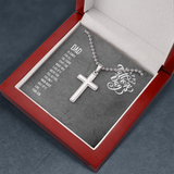 Cross Necklace with ball chain