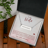 Horizontal Bar Necklace - Roman Numerals