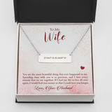 Horizontal Bar Necklace - Coordinates