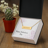 Horizontal Bar Necklace - Coordinates - Valentines