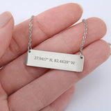 Horizontal Bar Necklace - Coordinates