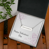 Horizontal Bar Necklace - Coordinates - Valentines