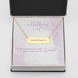 Horizontal bar necklace - Coordinates