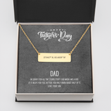 Horizontal Bar Necklace - Coordinates