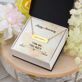 Horizontal Bar Necklace - Coordinates