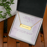 Horizontal bar necklace - Coordinates