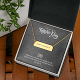 Horizontal Bar Necklace - Coordinates