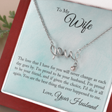 Scripted Love Necklace