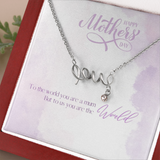 Scripted Love Necklace with message card