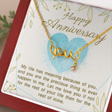 Scripted Love Necklace