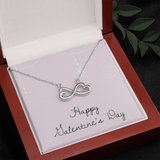 Infinity Heart Necklace - Valentines