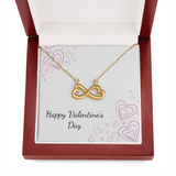 Infinity Heart Necklace - Valentines