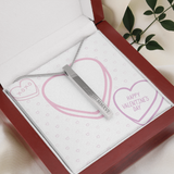 Roman Numerals Vertical Bar - Valentines