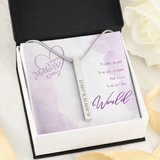 Coordinates Vertical Necklace