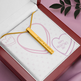 Coordinates Vertical Bar - Valentines