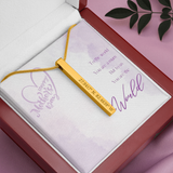 Coordinates Vertical Necklace