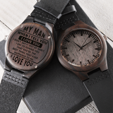 MY MAN - Engraved Wooden Watch